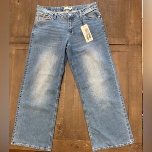 S.O.N.G 90’s Baggy Denim Jeans Pants Size 13 Juniors Relaxed Fit NWT Modern